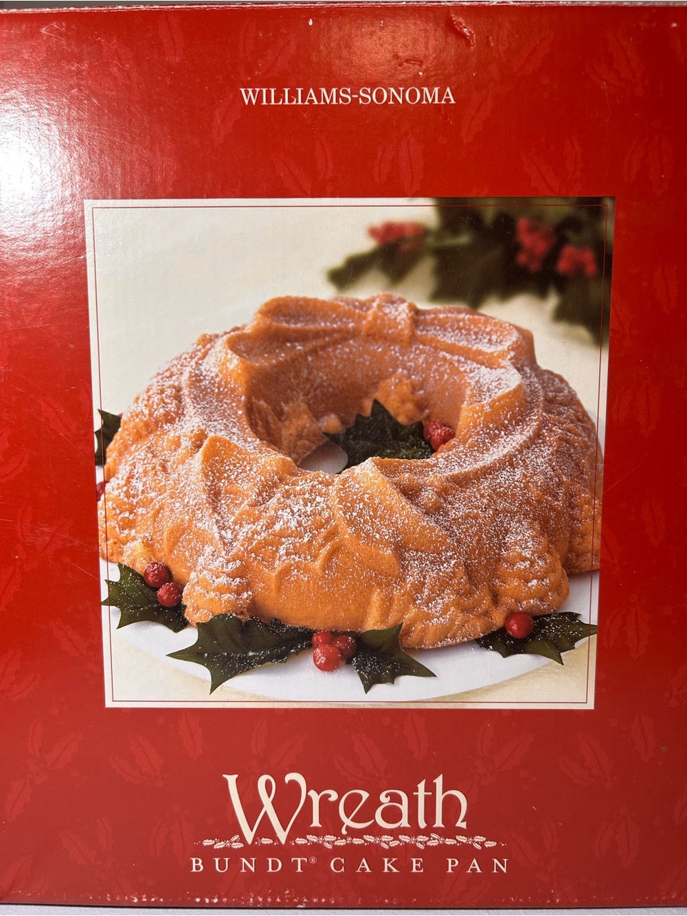 NWOT Williams Sonoma Wreath Bundt Cake Pan